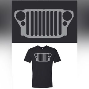 Unisex MB Jeep grill. Non shrinking material made by Next Level